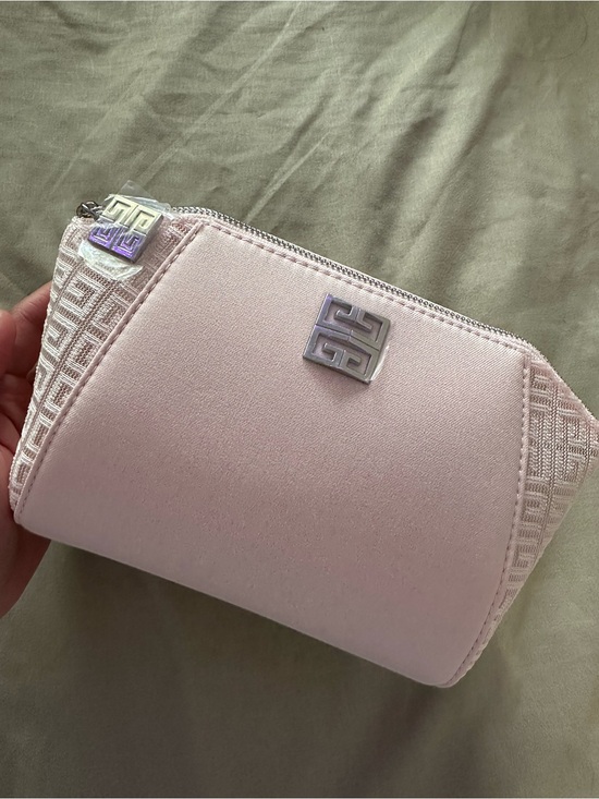 Givenchy Handbags - Givenchy Pale Pink Logo Cosmetic Pouch